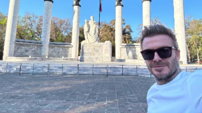 Claudia Sheinbaum le da la bienvenida a David Beckham a la CDMX