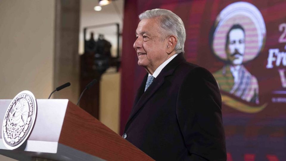 AMLO en la Mañanera.