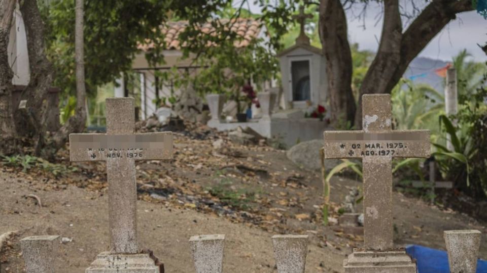 El adolescente no volvió a salir del panteón.