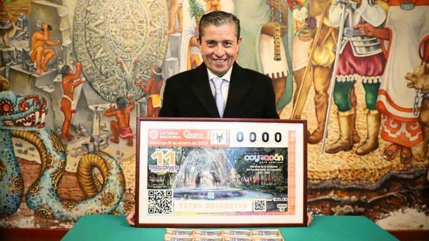 Lotería Nacional: emiten billete conmemorativo por los 500 años de Coyoacán