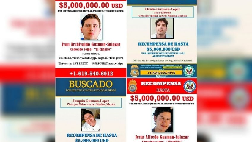 Quiénes son los tres hijos de “El Chapo” que siguen libres