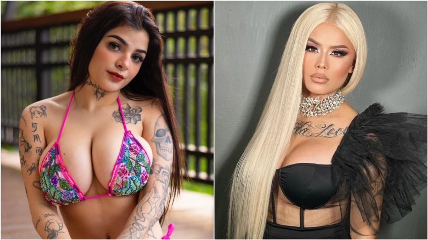 Karely Ruiz y Mona por fin juntas, derriten la red en mini vestidos con transparencias