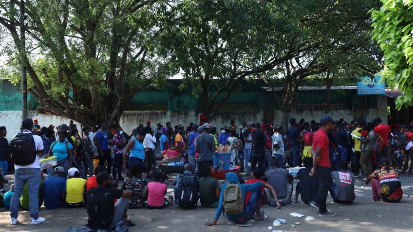 “No hay baños, no hay donde duerman": habitantes de Tapachula marcharán para retirar el módulo de atención a migrantes