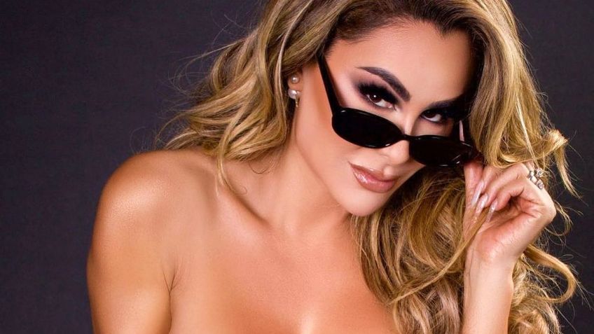 Desde la nieve, Ninel Conde desafía las bajas temperaturas en micro bikini