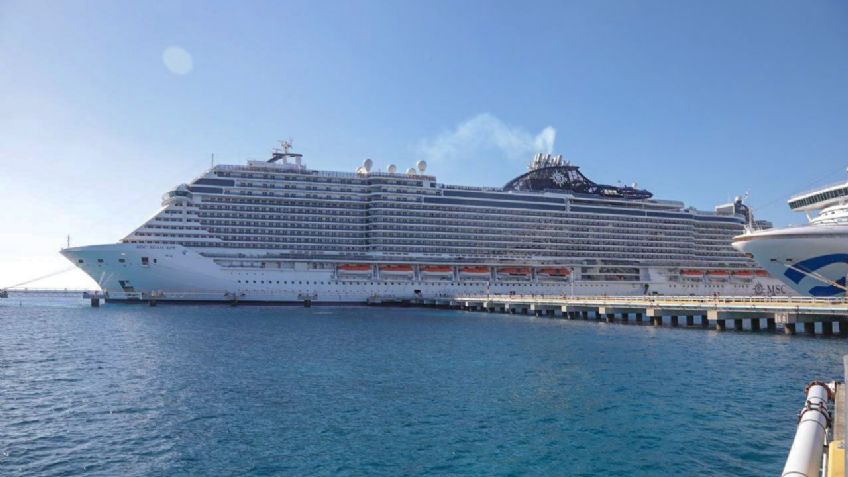 Quintana Roo recibe el crucero MSC Seascape con 5 mil pasajeros