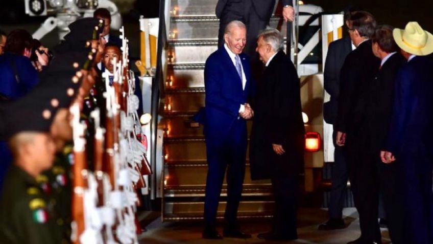 AMLO confirma que Joe Biden llegó a su hotel en Polanco: mañana asistirá a Palacio Nacional