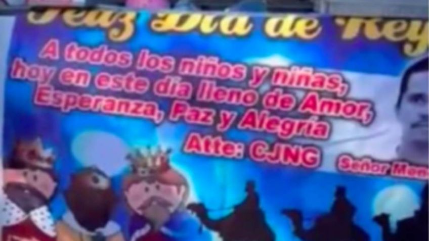 Indignación en Michoacán: CJNG entrega juguetes a niños por el Día de Reyes