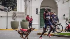 Hombre iba a ganar un maratón, pero fue atacado por un perro y quedó en tercer lugar