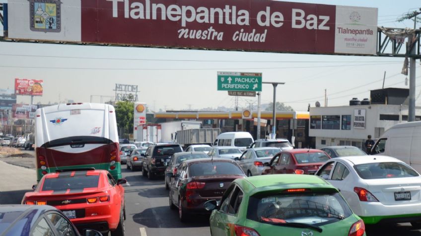 Transportistas liberan la circulación en la México-Pachuca tras 6 horas de bloqueo