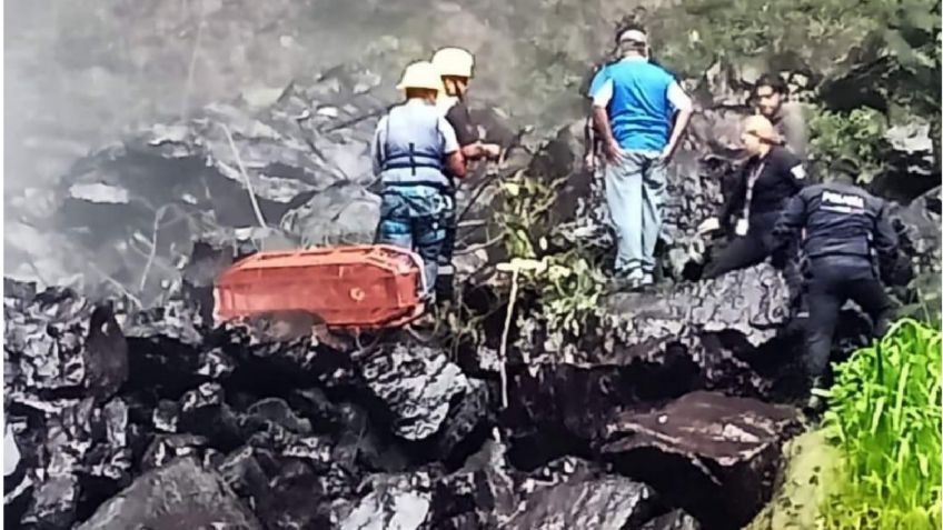 Accidente en cascada Meztitla de Tepoztlán deja un muerto y tres heridos