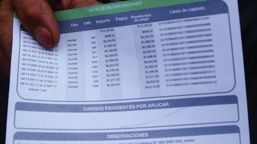 CFE: ¿quiénes reciben su recibo de luz en ceros?