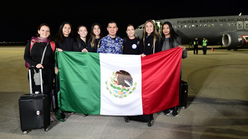 La Selección Nacional de Gimnasia Rítmica regresó a México