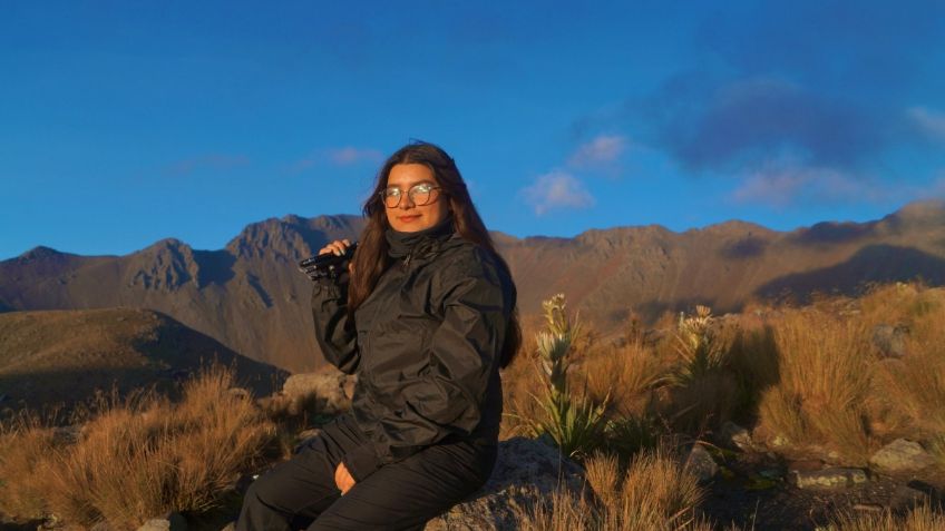 “Astronauta en tierra”: joven vive sola durante 40 días en el cráter del volcán del Nevado de Toluca