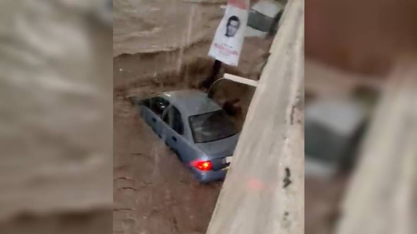 VIDEOS: Puerto Vallarta en caos, así tuvieron que salvar su vida las personas atrapadas bajo el agua