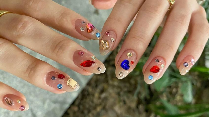 Uñas con gemas: dale un toque cute a tus manos con estos espectaculares diseños