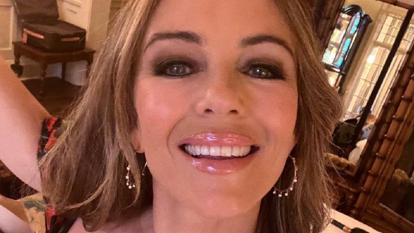 Elizabeth Hurley marca tendencia con bañador blanco ideal para +50 años