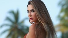 En traje de baño rosa, Ninel Conde se luce arriesgada y con el estilo de Barbie desde la playa: FOTOS