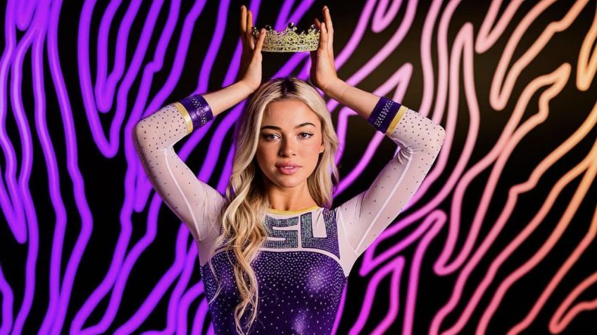 La gimnasta Olivia Dunne sorprendió en TikTok con una increíble pirueta y flexibilidad