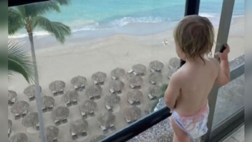 “Vi a mi hijo morir”: la última foto de un bebé antes de caer del noveno piso de un hotel en Puerto Vallarta