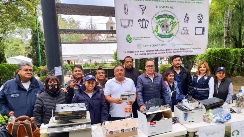 Cuajimalpa: un éxito el segundo reciclatrón donde se han recolectado más de 5 toneladas de aparatos eléctricos y electrónicos