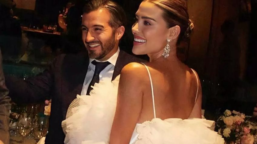 Revelan las fotos oficiales de la boda de Michelle Salas y Danilo Díaz