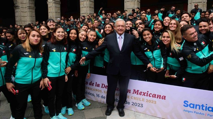 El presidente López Obrador reconocerá a los deportistas tras los juegos Panamericanos Santiago 2023