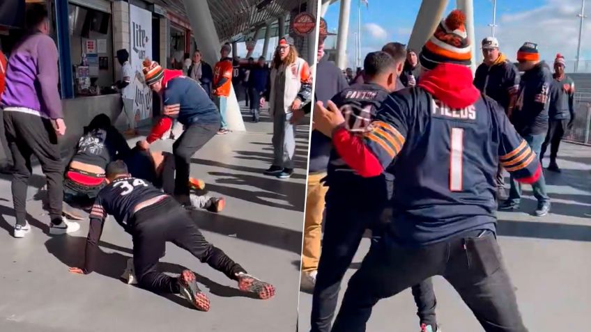 VIDEO | NFL: así fue la brutal pelea entre aficionados de los Chicago Bears