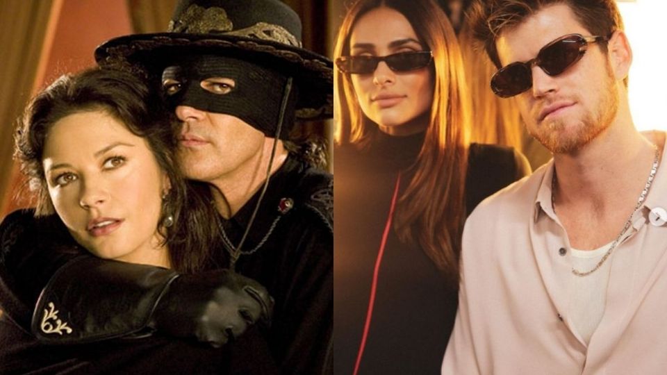 EL ZORRO | A la izquierda la película de 1998 con Antonio Banderas y Catherine Zeta-Jones. A la derecha, la mexicana Renata Notni y Miguel Bernadeau como nuevos protagonistas de este remake.