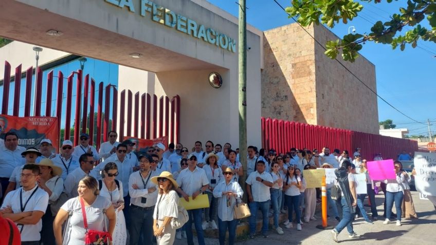 Paro nacional del Poder Judicial: trabajadores de todo México se manifiestan contra la eliminación de sus fideicomisos