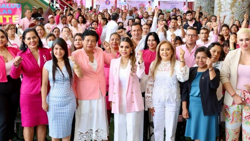 Impulsa Evelyn Salgado acciones de salud contra el cáncer de mama en Guerrero