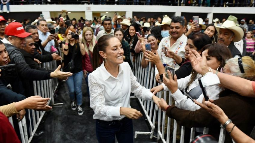 Claudia Sheinbaum llama a mantener la unidad en Aguascalientes; confirma que continuará con giras por el país