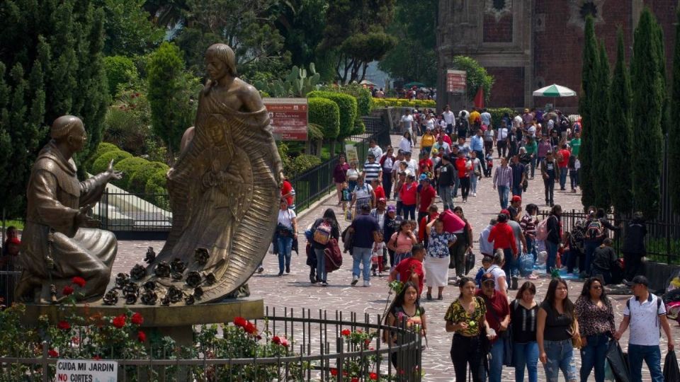 Se estima la llegada de 50 mil peregrinos concentrados en la Basílica de Guadalupe.