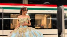 FOTOS: Quinceañeras usan el Tren Interurbano "El Insurgente" para lucir sus vestidos glamurosos