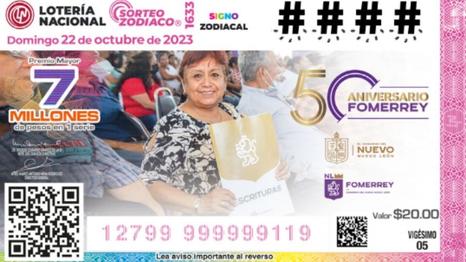 RESULTADOS SORTEO ZODIACO 1633 | Cachito de la Lotería Nacional.