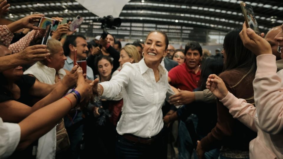 La Coordinadora Nacional en Defensa de la 4T, Claudia Sheinbaum visita el estado de Guanajuato antes de ir a Estados Unidos a reunirse con sus simpatizantes en los Ángeles, California