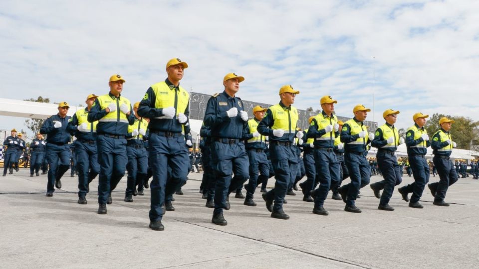 Cadetes se graduan de la Universidad de la Policía de la CDMX