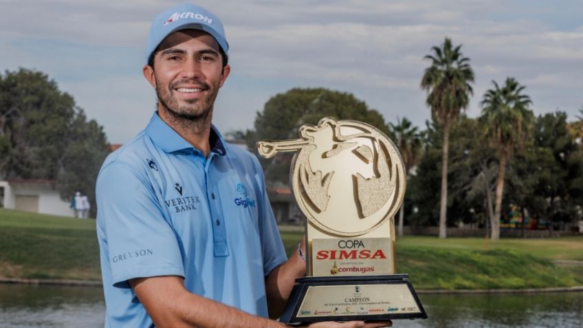 Alvaro Ortiz se lleva su primera victoria en la tercera fecha de la Gira de Golf Profesional Mexicana