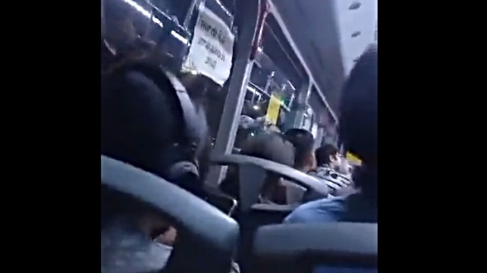 Uno de los usuarios compartió la situación que vivieron en el autobús.