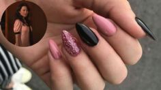 Uñas rosa con negro, los estilos más chic para rendirle tributo al icónico vestido de "Teresa"