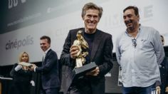 Willem Dafoe, "el amigo muy querido de Morelia", recibe el premio a la Excelencia Artística