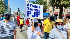 Empleados del PJF salen a defender sus derechos