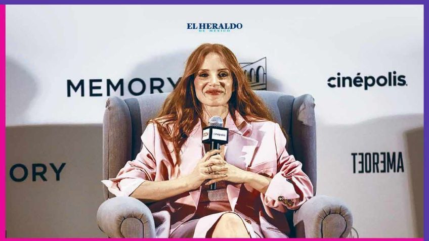 Jessica Chastain se conecta con México en su visita a Morelia