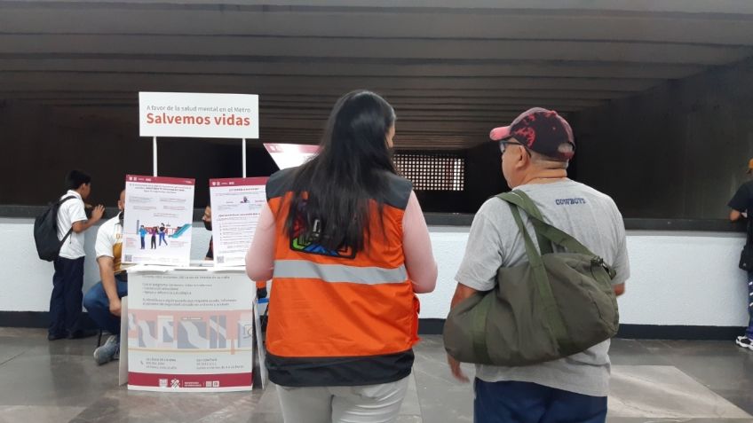 Desplegarán módulos itinerantes de apoyo psicológico en el Metro de la CDMX