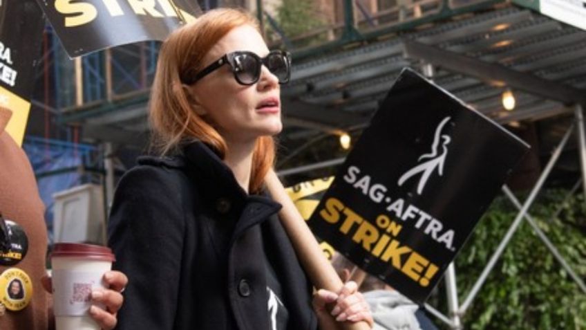 Jessica Chastain exige un trato justo para los actores