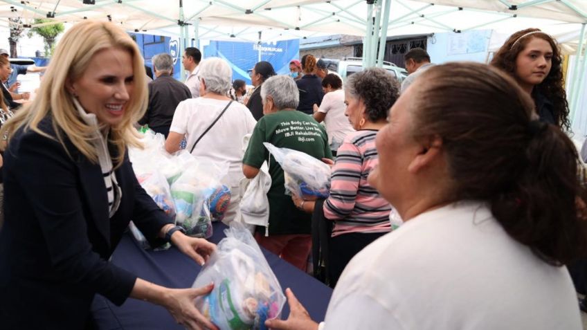 Huixquilucan entrega productos alimentarios para apoyar la nutrición de las familias