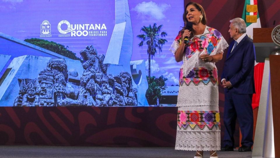 La gobernadora de Quintana Roo explicó que el Tren Maya terminará con la etapa de abandono a los poblados cercanos