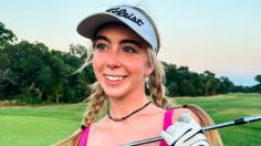 Grace Charis marca tendencia en Instagram con el top rosado ideal para ir a jugar golf