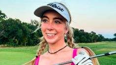 Grace Charis marca tendencia en Instagram con el top rosado ideal para ir a jugar golf