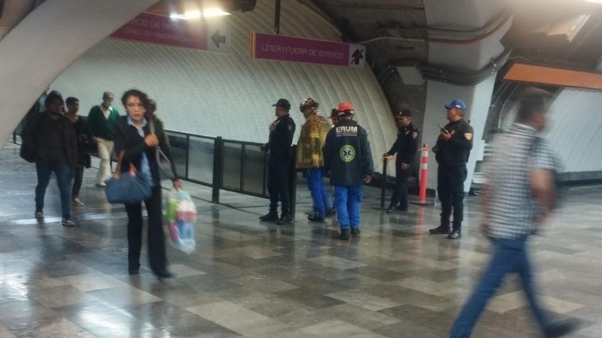 Fallece persona al arrojarse a las vías del Metro