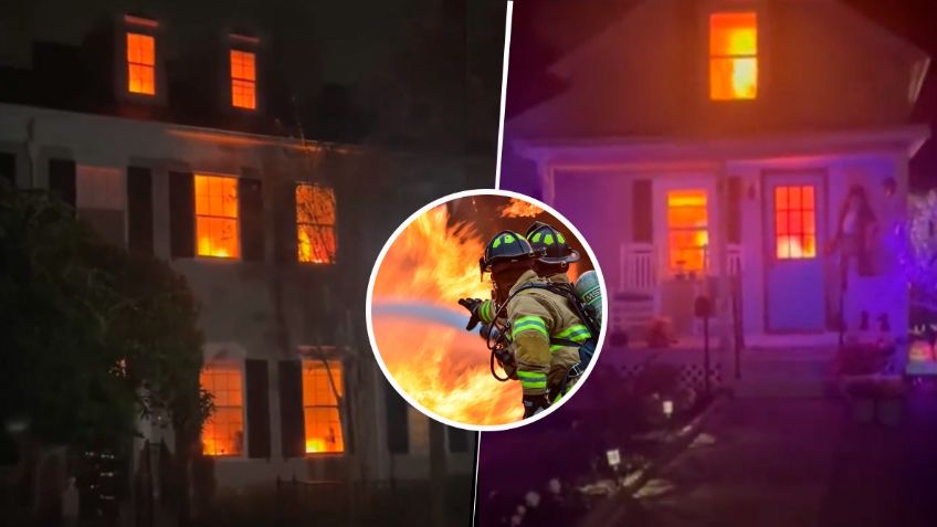 VIDEO | Halloween: así es la decoración más realista de un incendio que terminó asustando a los bomberos